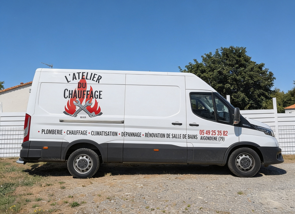 L'Atelier du Chauffage — large périmètre d'intervention